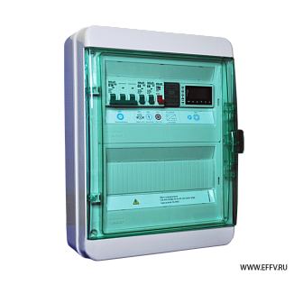 Щит вентиляции CB-XX(Ч)-W-Fr-PL-EV-EffV IP65 (водяной нагреватель + фреоновый охладитель)