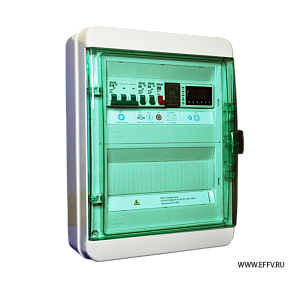 Щит ПВ вентиляции с водяным калорифером Modbus RTU + ПЧ вне шкафа